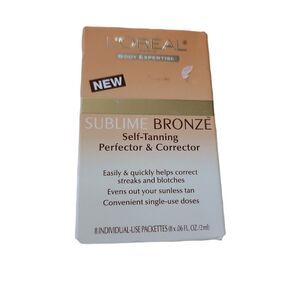 Loreal sublime bronze self tanning perfecter and corrector